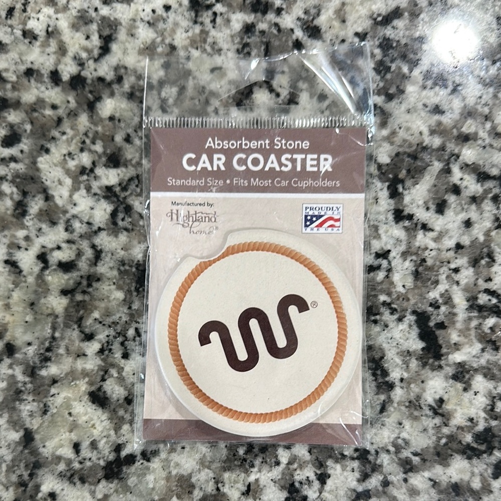 King Ranch Highland Absorbent Stone Car Coaster